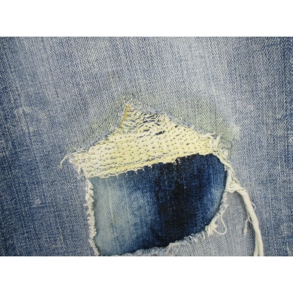 True Religion Jeans Mens 36 Geno Ojai Escape Dragon Embroidered Distressed‎ Blue